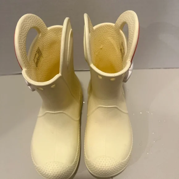 Crocs Kids’ Handle It Rainbow Rain Boots - Picture 7 of 8